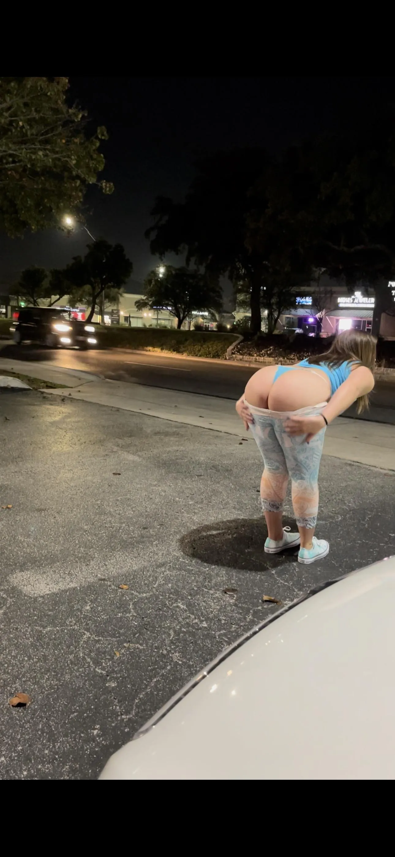 Do you think they saw me??