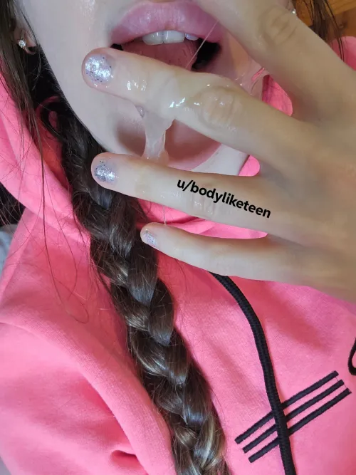 Extremely huge grool. I swallowed all. Would you like to taste it as well? :)