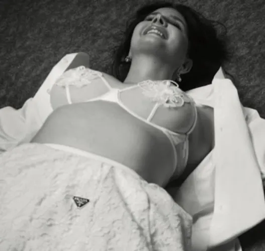 Fuck she’s just so perfect with those perky tits.