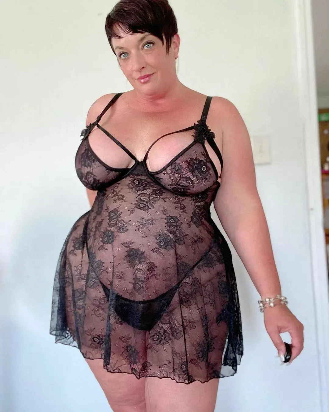 Hey, son, do you like the way I look? My black lover is coming here now, don't bother us