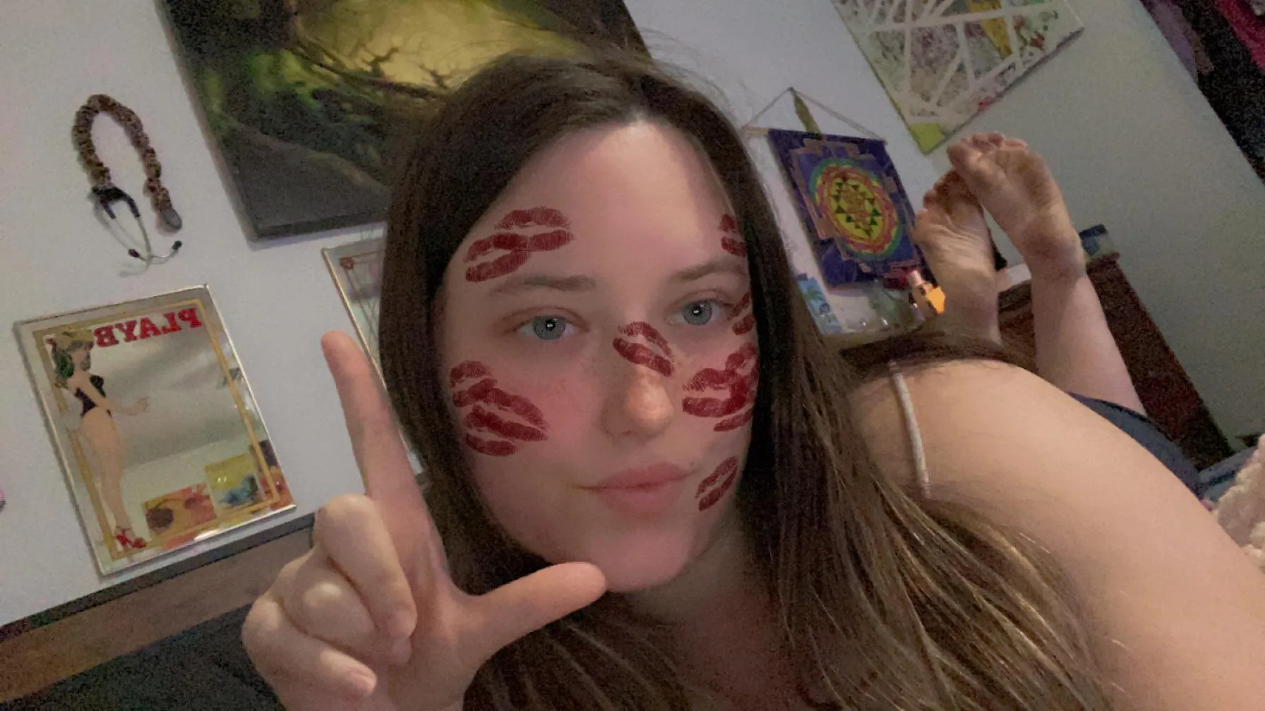 If you zoomed in on my feet you owe me $20