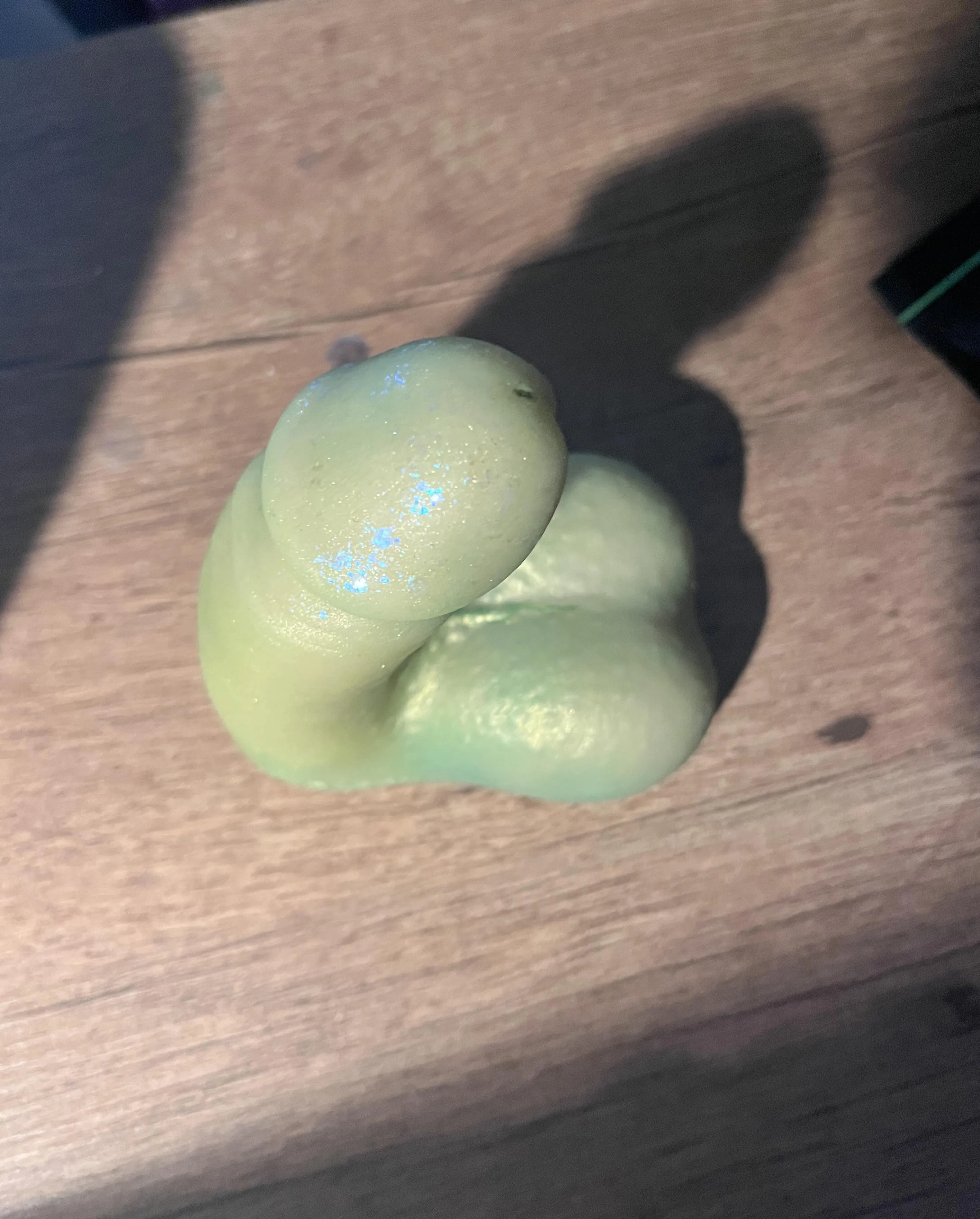 my sparkly vulcan dick! diy coloring job bc i ordered the wrong one by mistake… happy accident🥰🥰