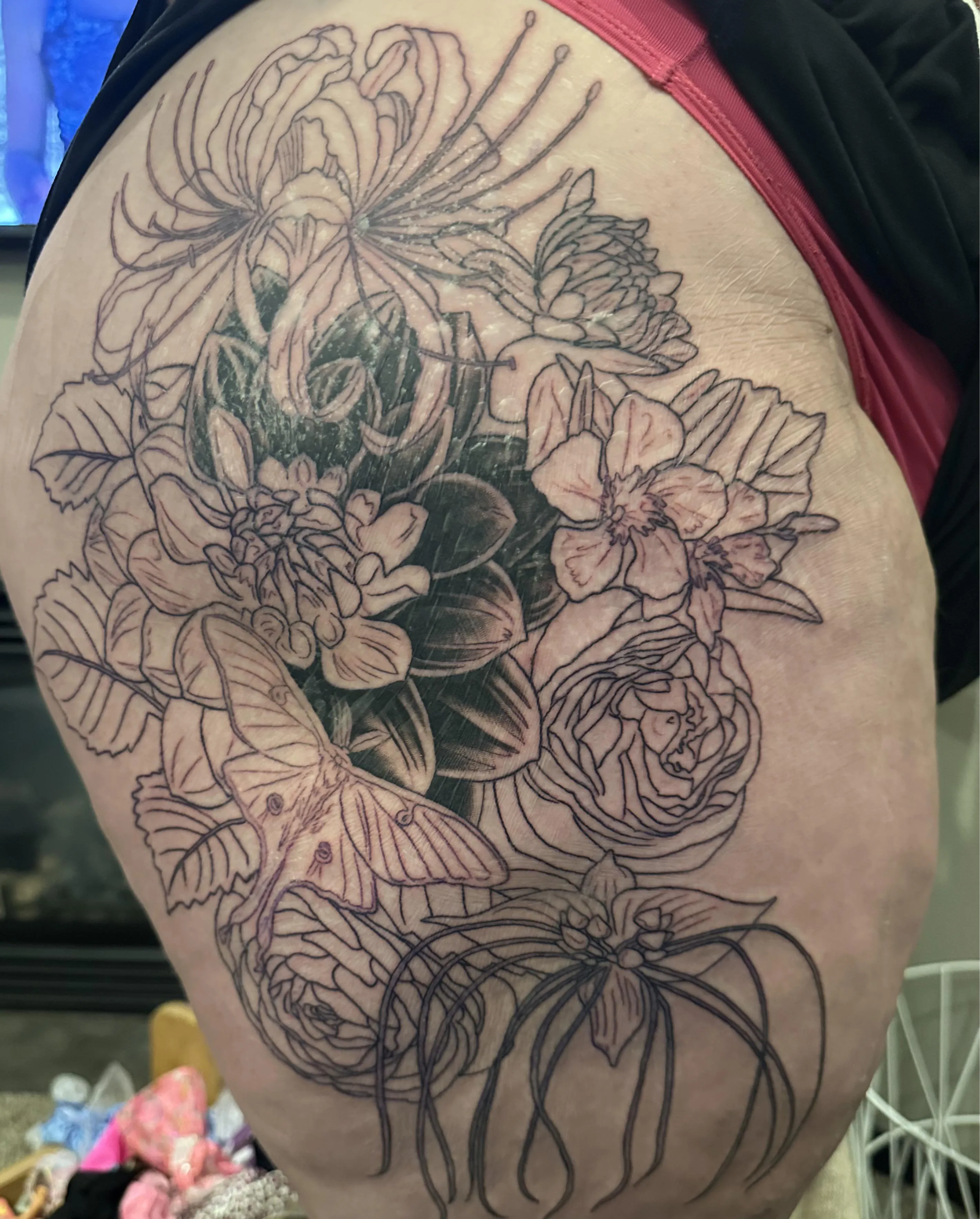 New thigh piece work in progress 🥵