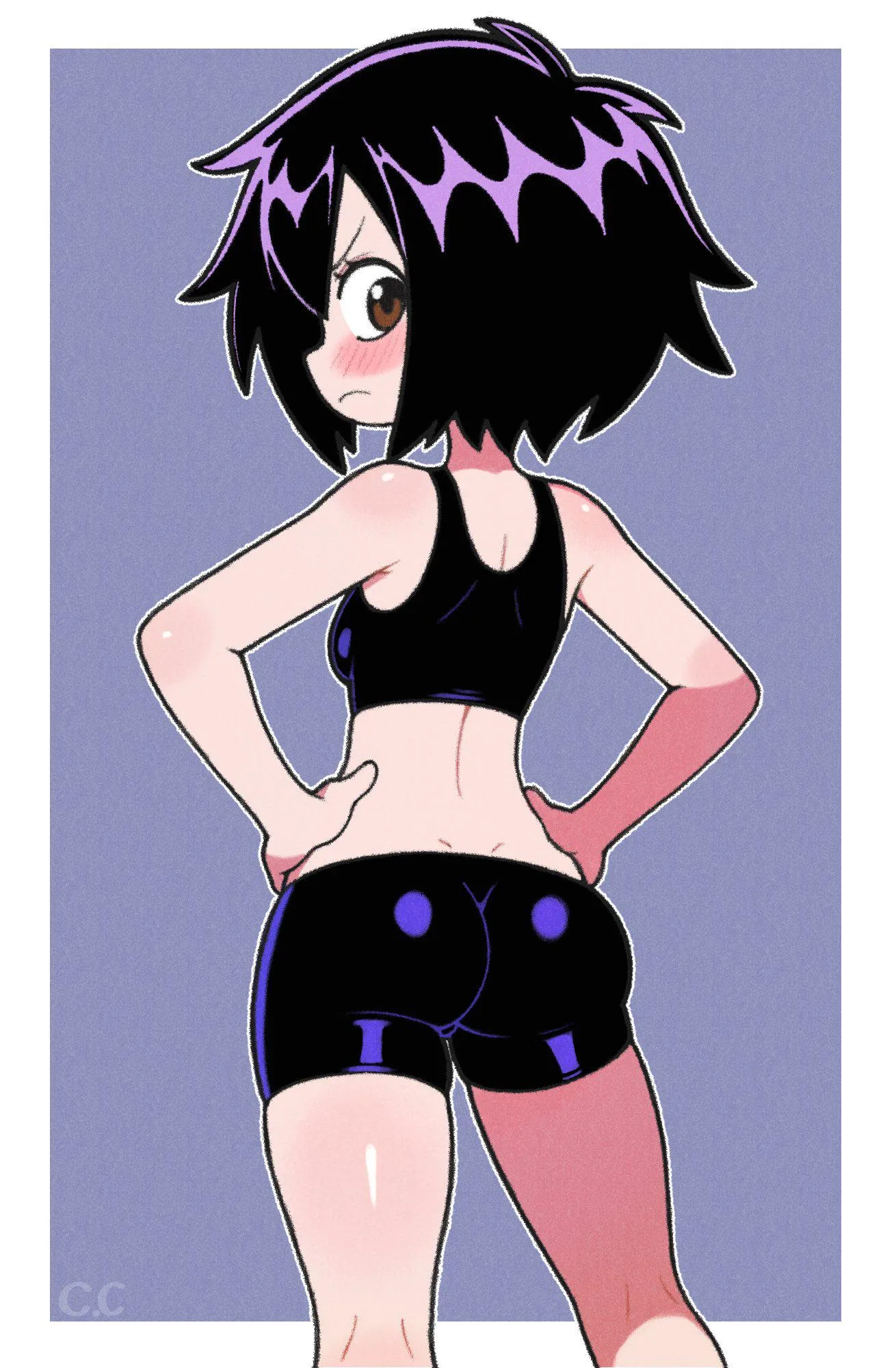 Peni ready for a workout~ 🍑