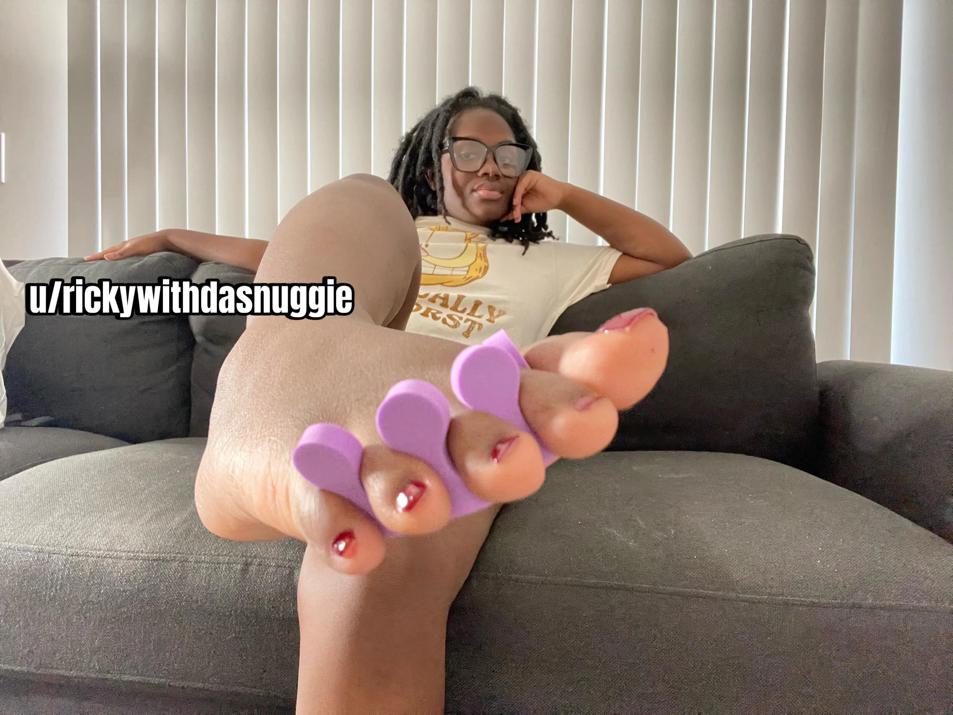 Say your prayers and kiss Mommy’s little delicate toes