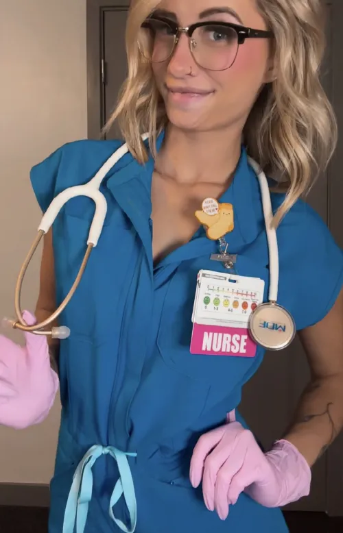 Would you ever marry a blonde nurse, yes or no?