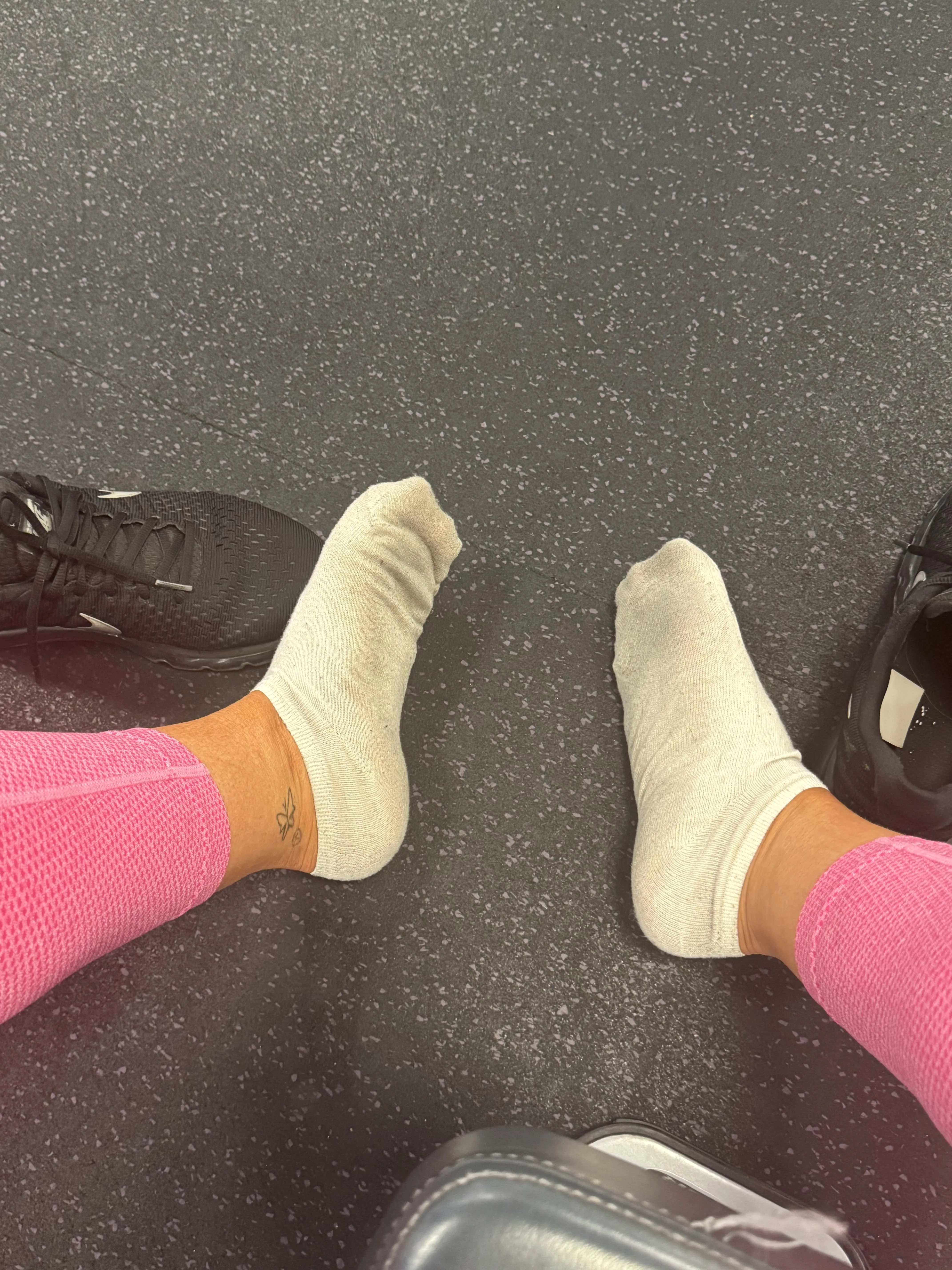 Ankle socks at the gym always