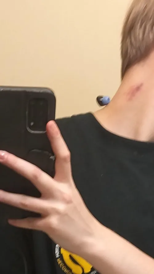 Fun surprise to see in the mirror (⁠~⁠￣⁠³⁠￣⁠)⁠~