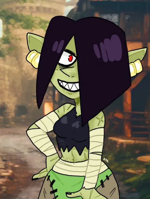 goth goblin Garlick (art by Eyz)