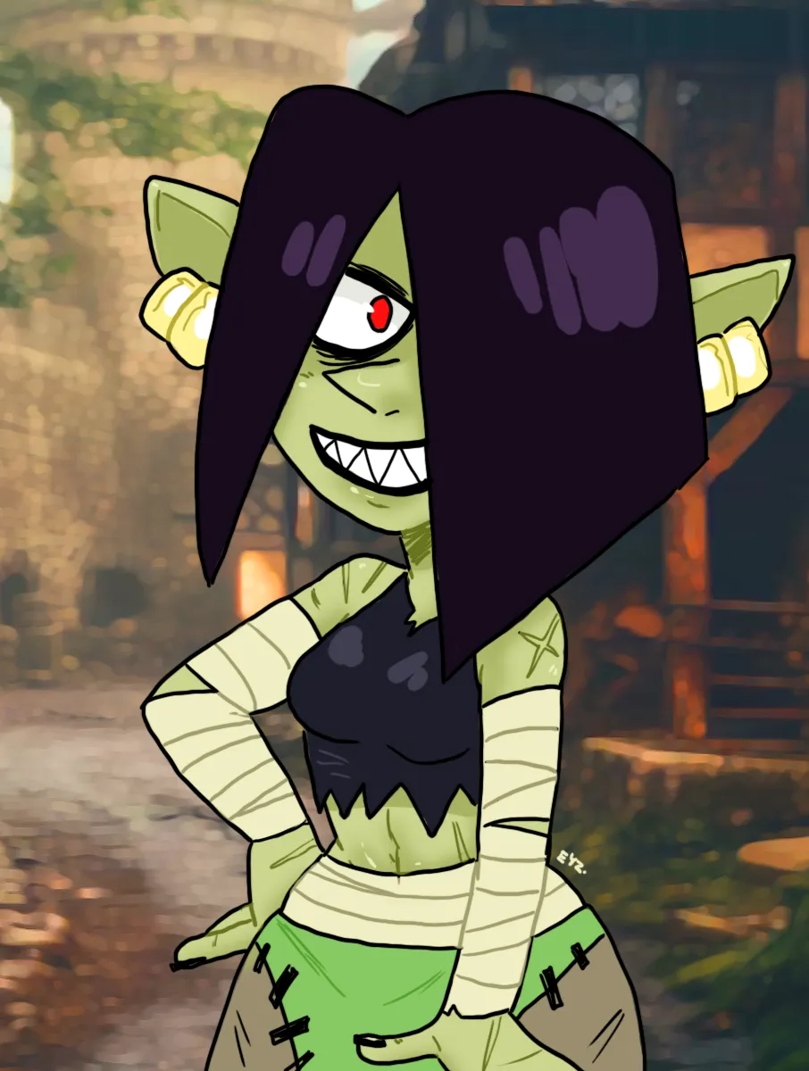 goth goblin Garlick (art by Eyz)