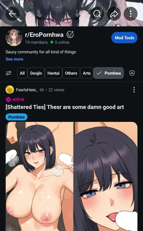[guys I created a community where there will be only Pornhwa, Doujin, Hentai and Others NSFW posts as well, you can check it out then join]
