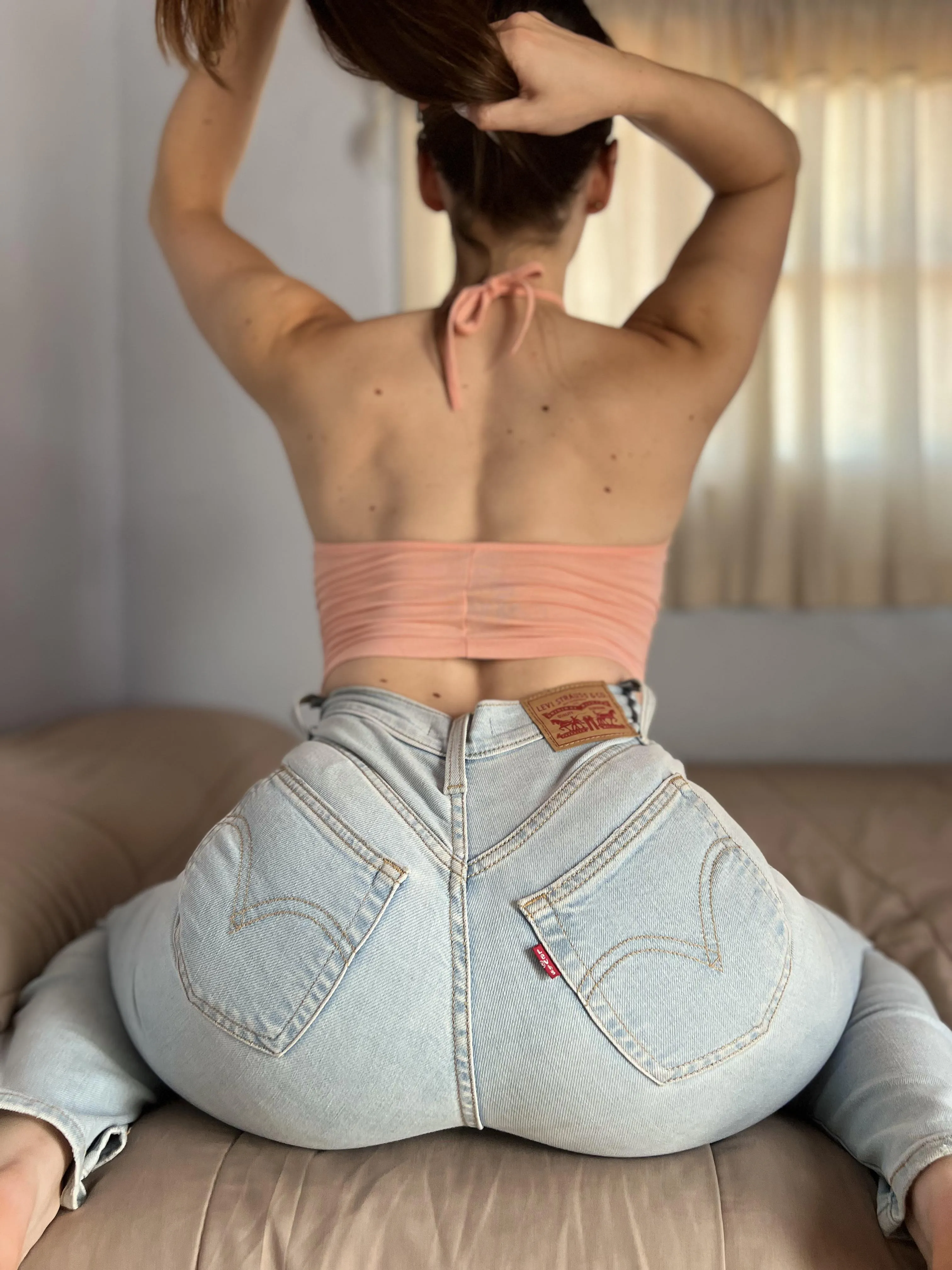 I wish I was sitting on your lap instead 