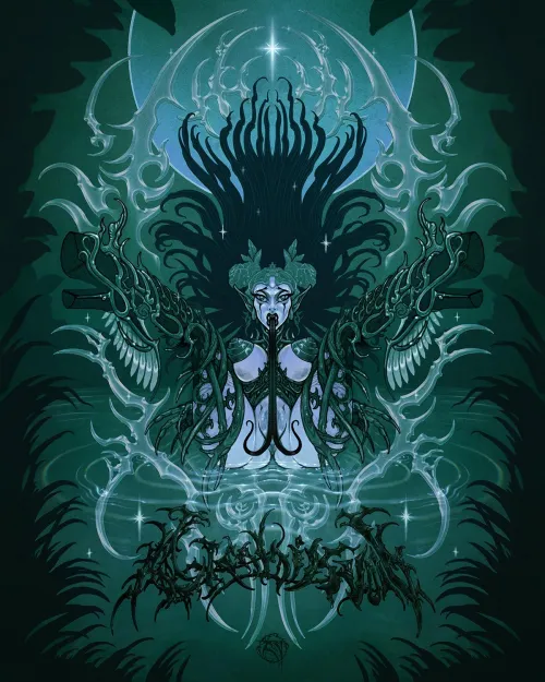 Lady of the Emerald Pond by me