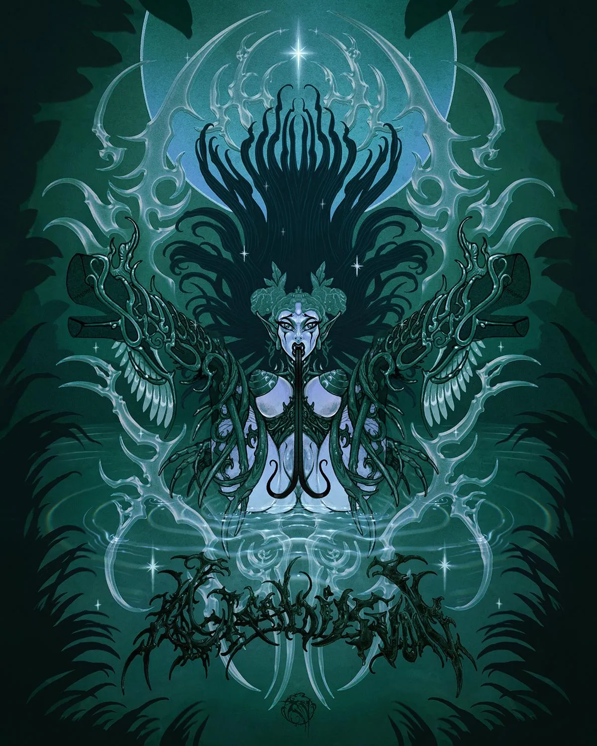 Lady of the Emerald Pond by me