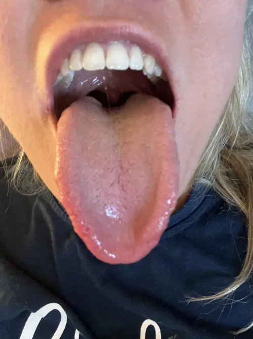 let me lick all your cock with my long wet tongue