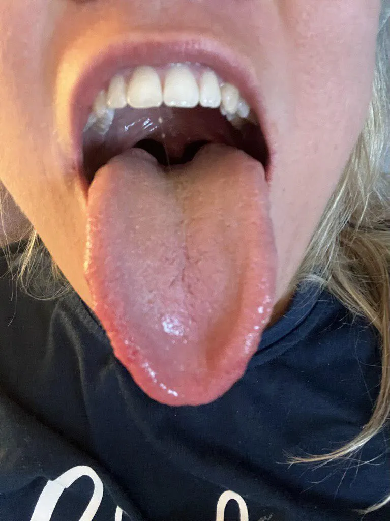 let me lick all your cock with my long wet tongue