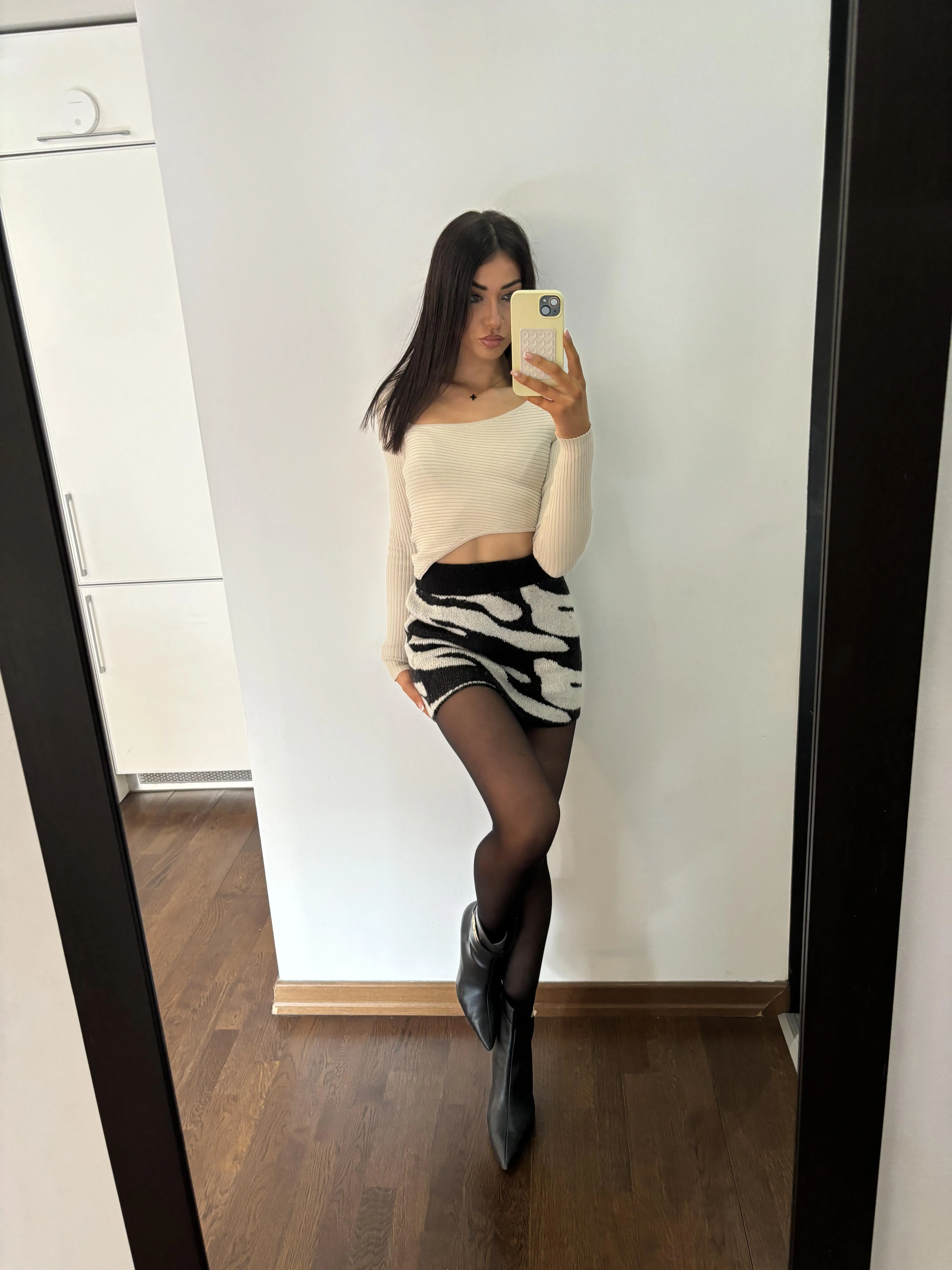 love how this skirt fit on me