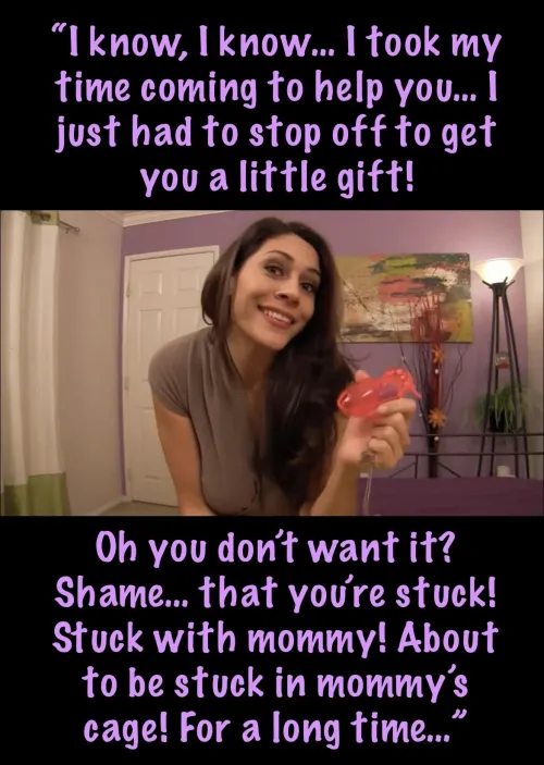 📞 Mom help! I’m stuck in self bondage!