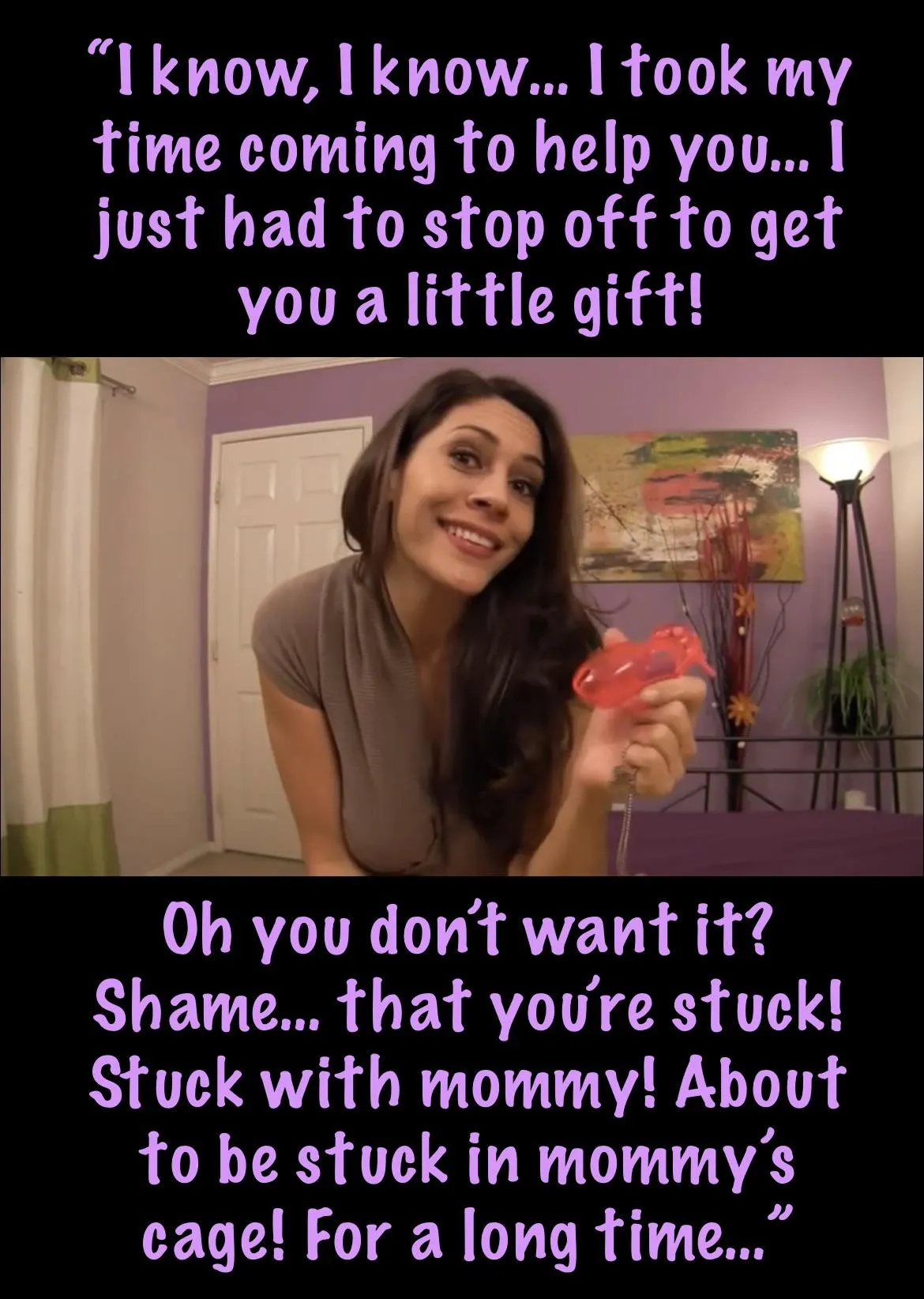 📞 Mom help! I’m stuck in self bondage!