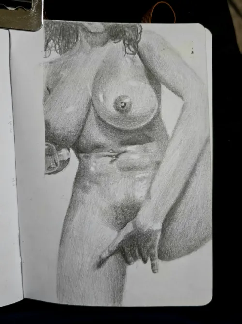 My 2nd ever nude drawing by me