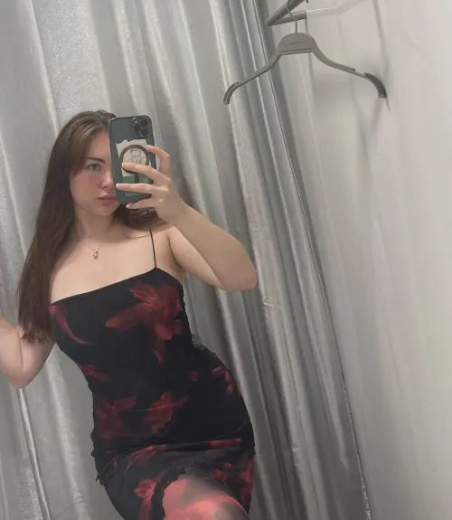 My favorite little black and red dress