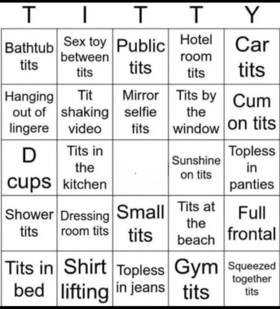 New here looking to fill out my bingo card.