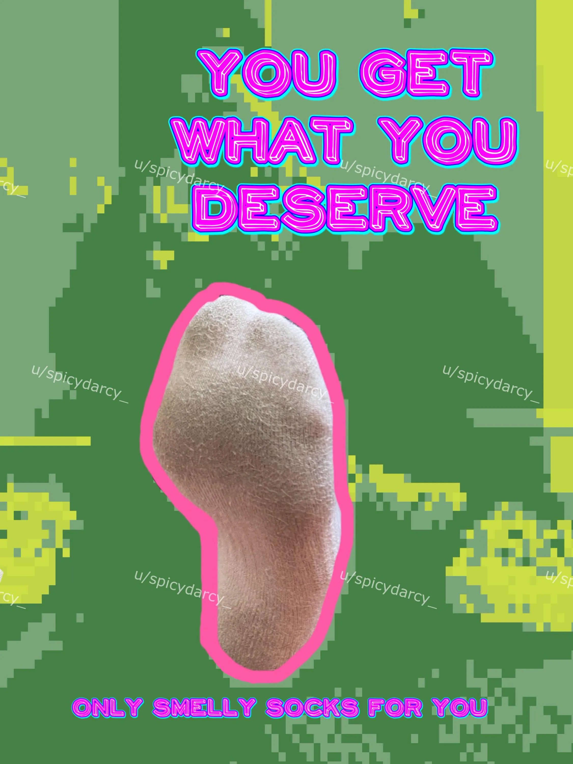 Only Denial and stinky socks for you - say thank you Darcy