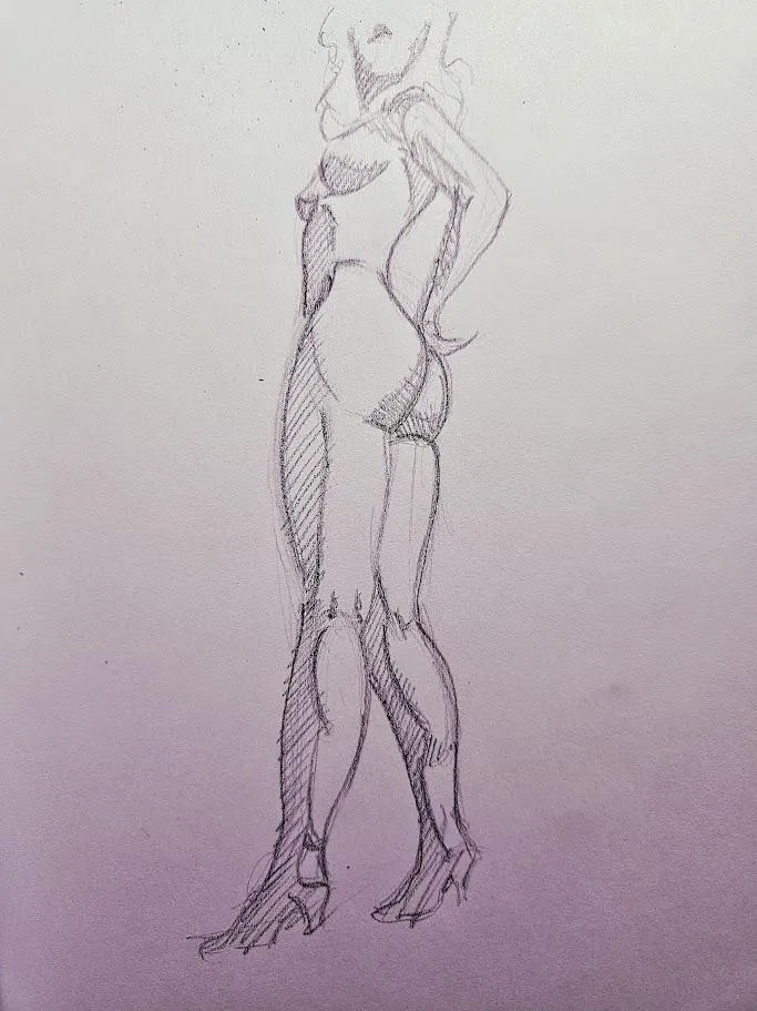 Quick sketch of lakepondstream