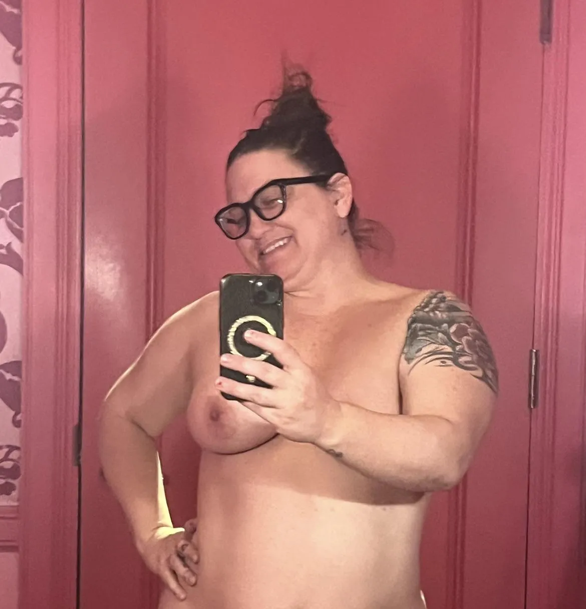 Sending you pics while I try on lingerie