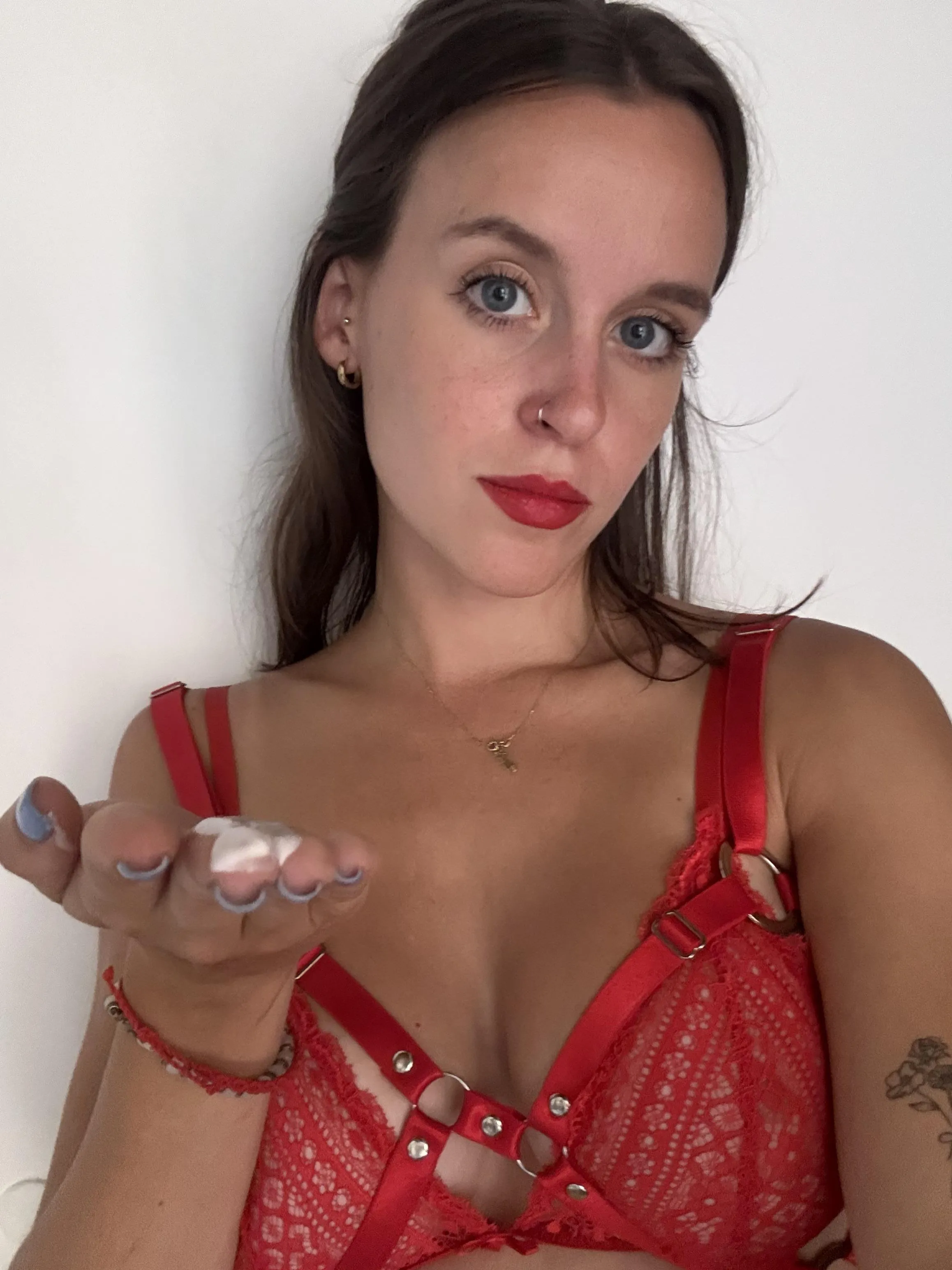 you will clean my bull's cum