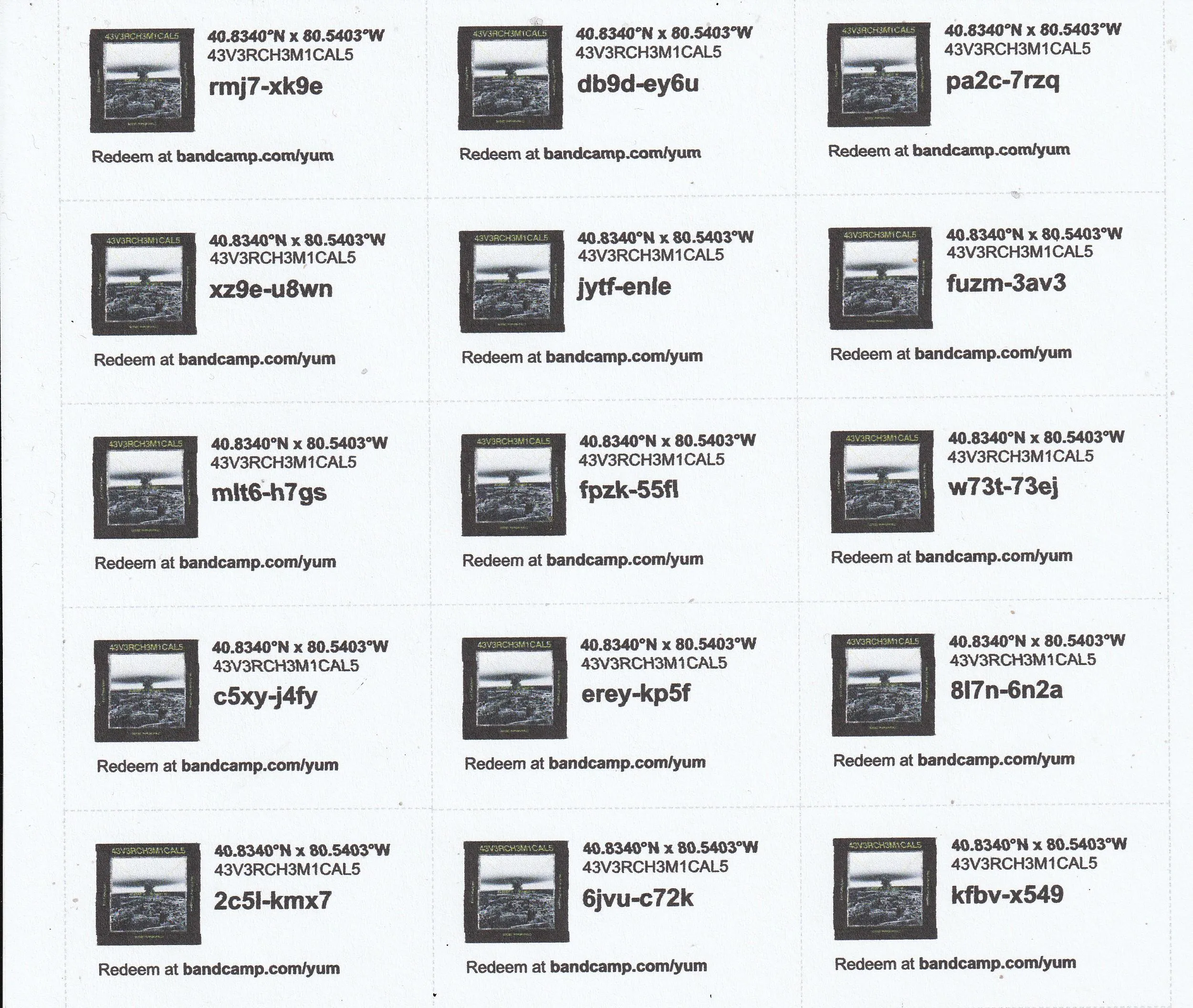 43V3RCH3M1CAL5 - 40.8340°N x 80.5403°W