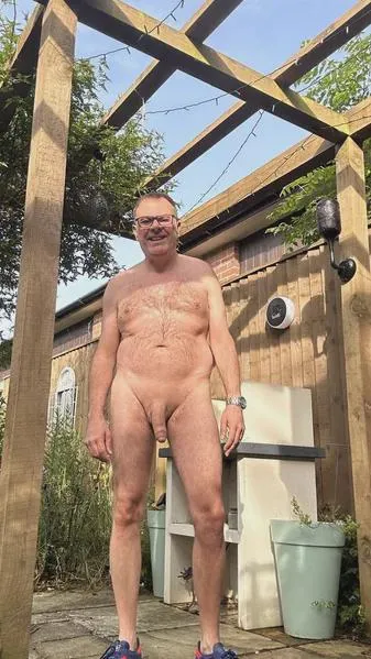 (53) outside in the garden