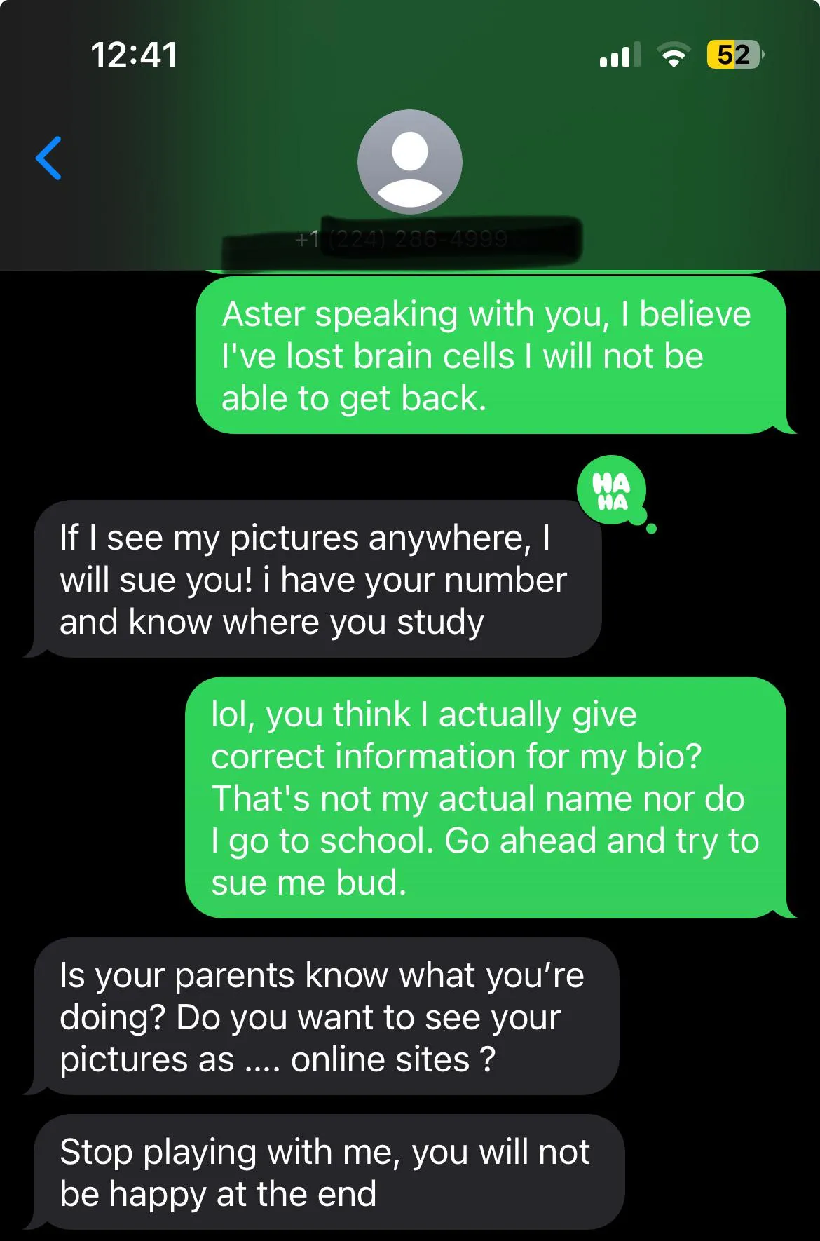 All their blood is rushing to their willy