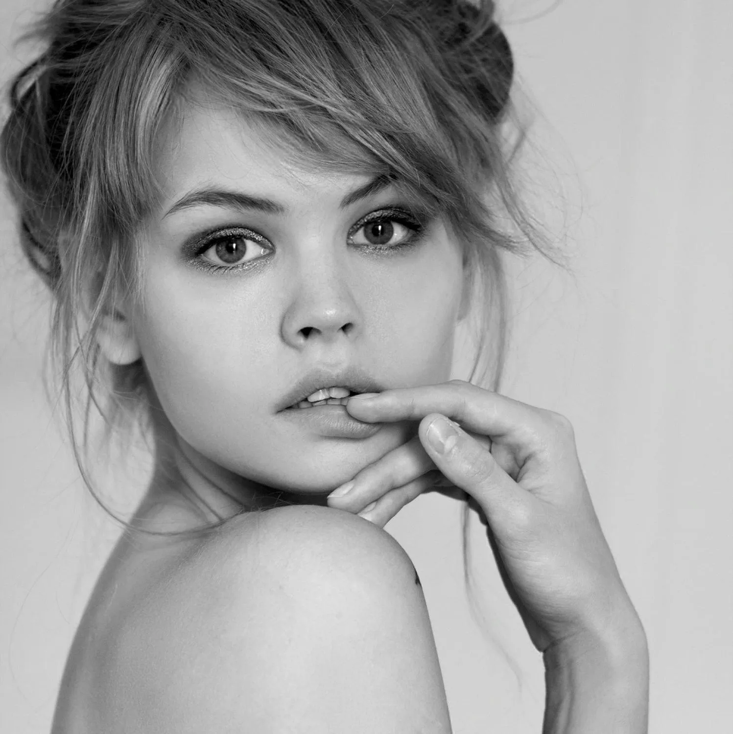 Anastasiya Scheglova B&W portrait