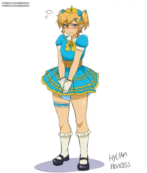 (Art by Red-Moda) Little sister Link.