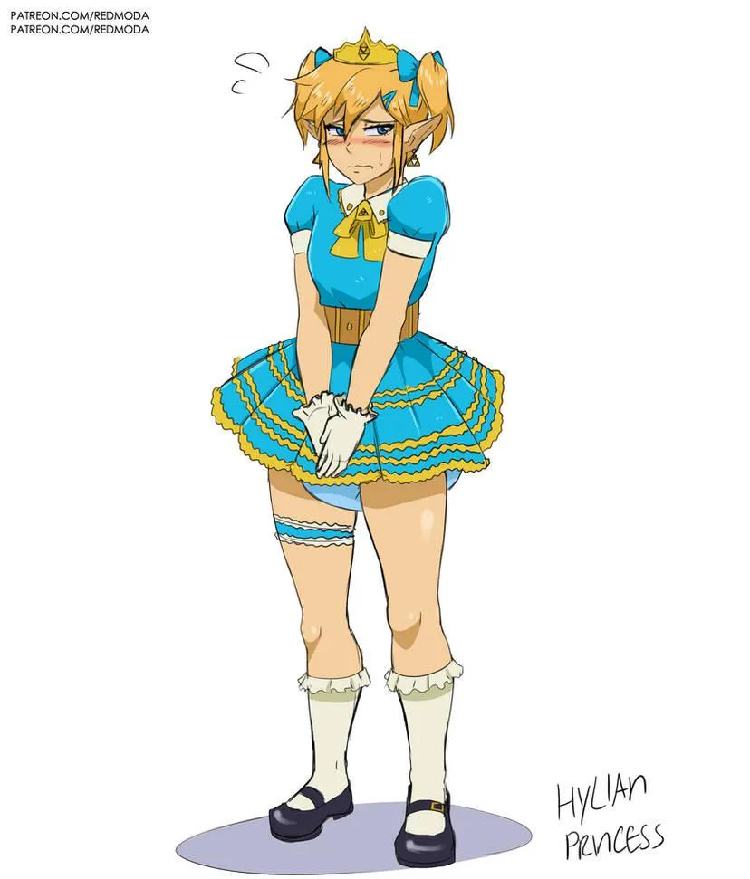 (Art by Red-Moda) Little sister Link.