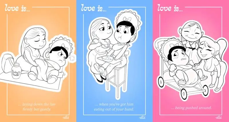 (Art by Voloh) Love is…