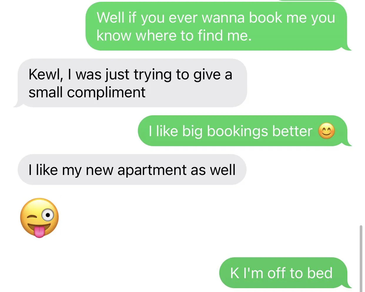 Because I can’t put “I still think of you sometimes” in my 401k