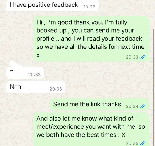 Doesn’t want to answer my questions , just keeps telling me he’s got good feedback . Man,  do better . Seriously? Why do some UK clients, have no manners!