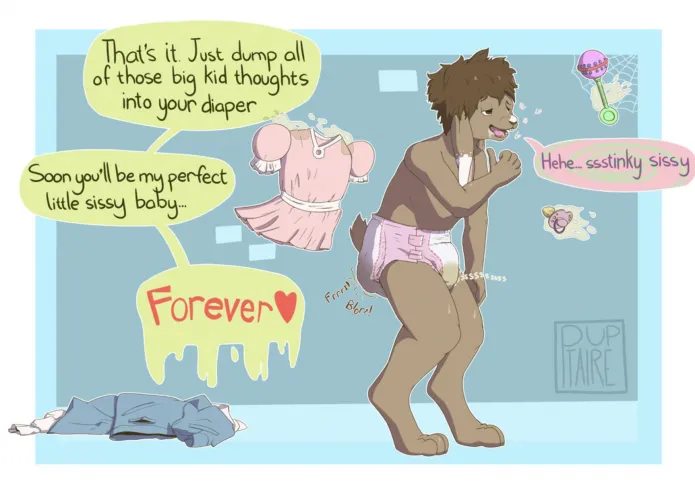 Empty those big kid thoughts into your diaper 💕