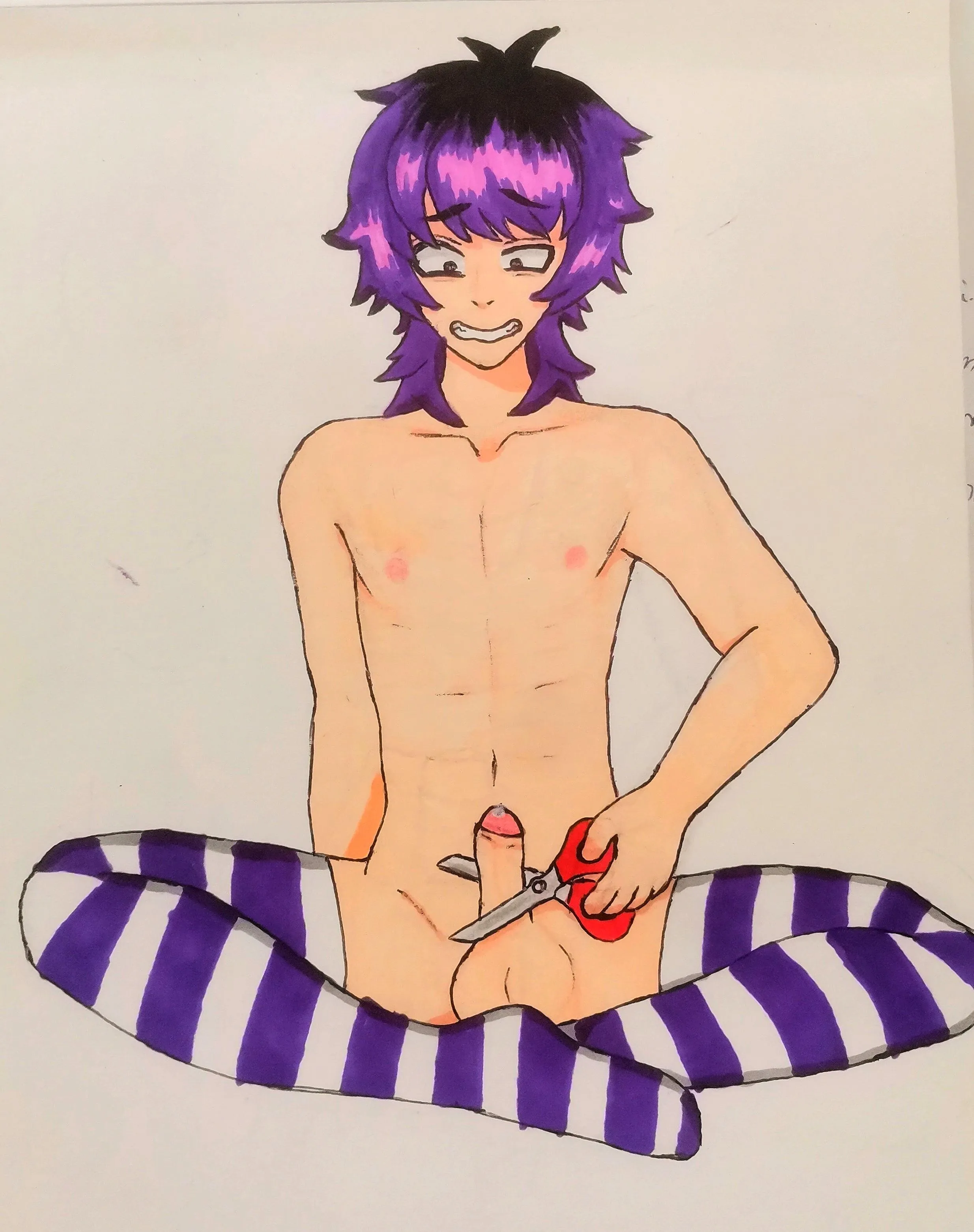 Femboy wants to cut off his peen