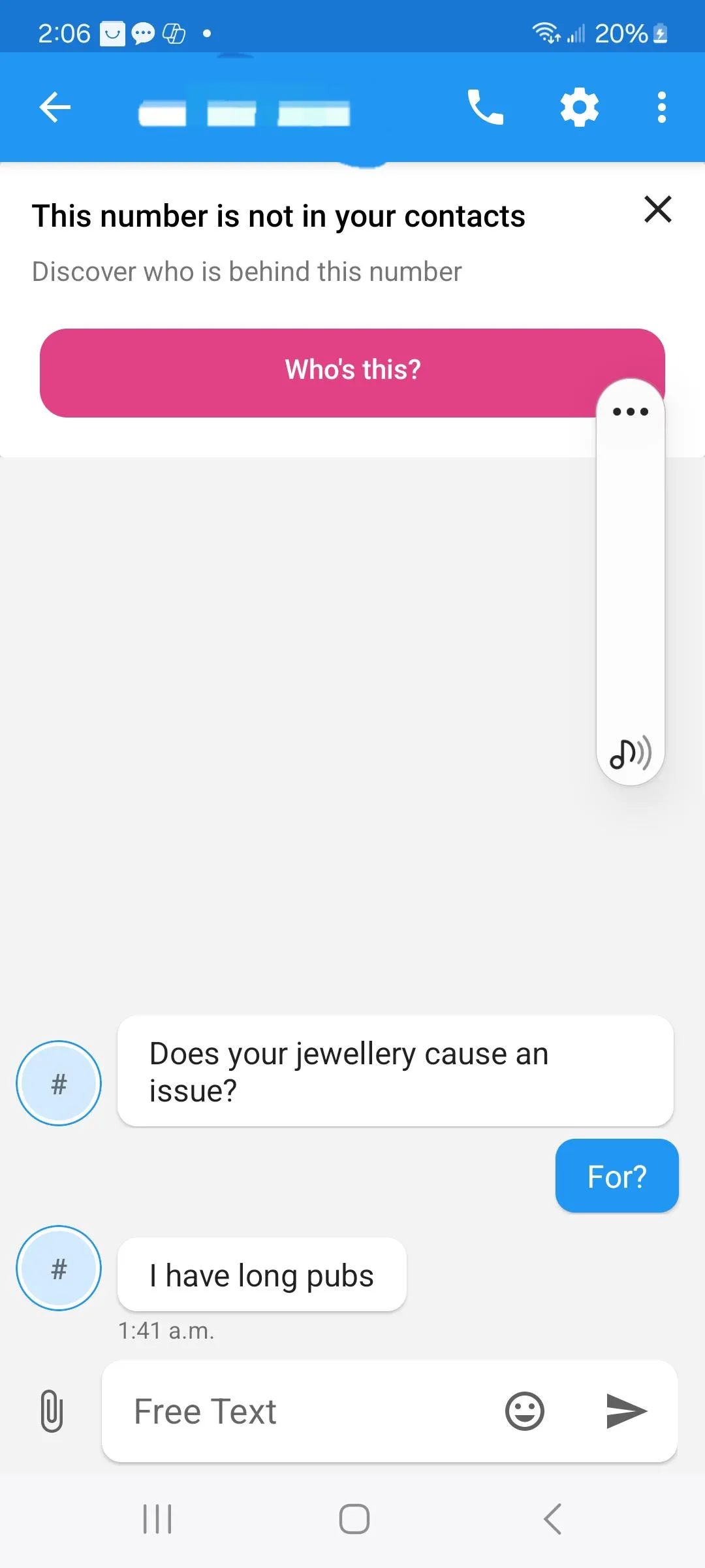 I have a picture of my cooch with like a clip jewelry thing and this is what someone asked...