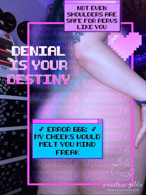 it’s for your own sanity, simp.