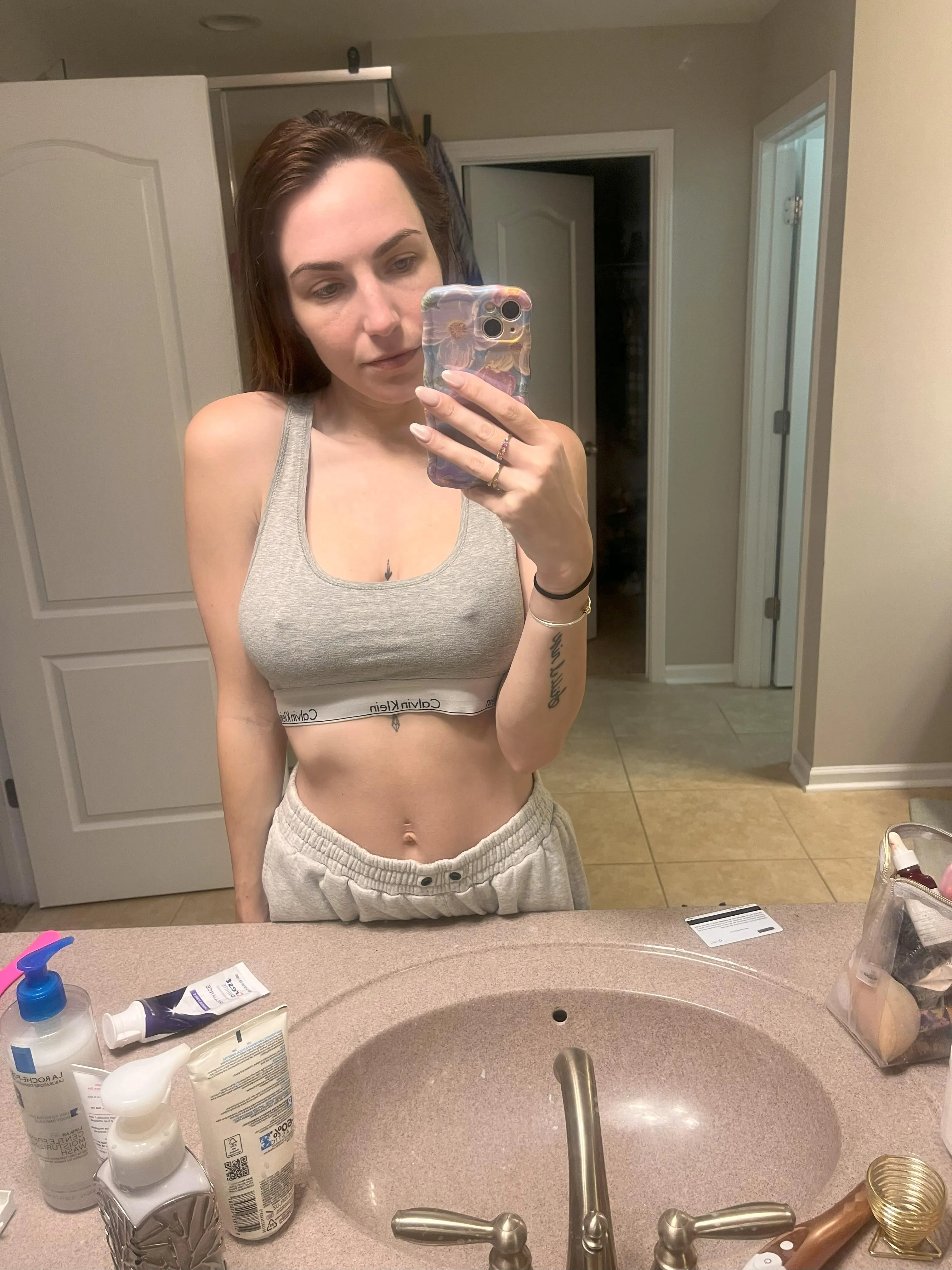 Just me, the mirror, and a little temptation 👿