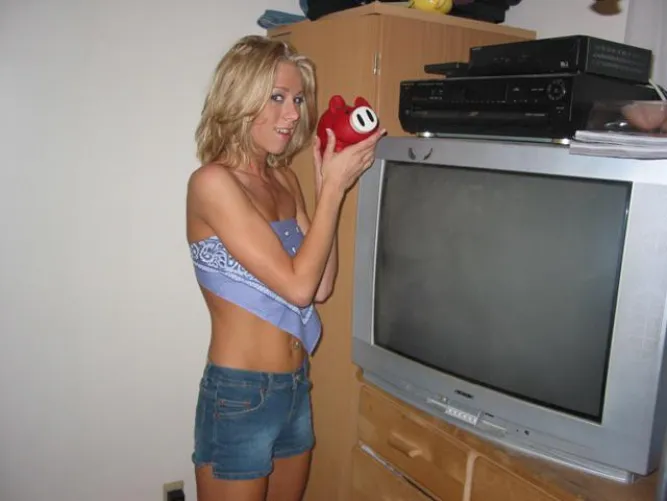 Katie behind the scenes