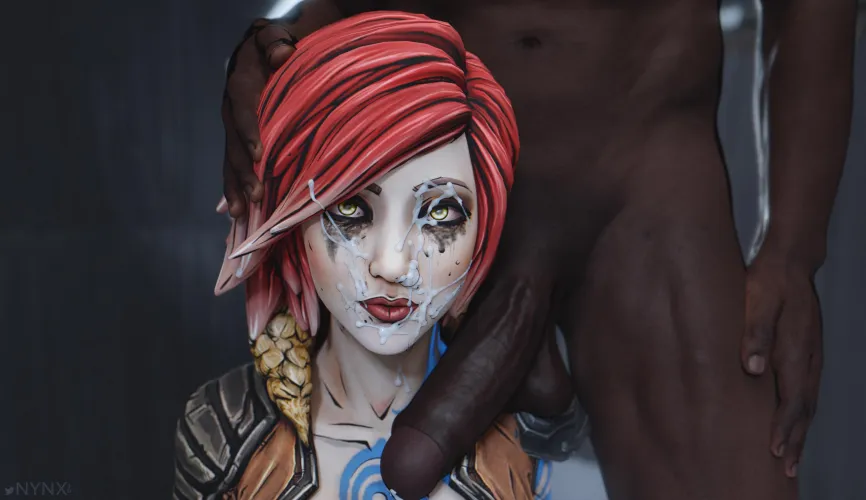 Lilith gets her face glazed (nynx)