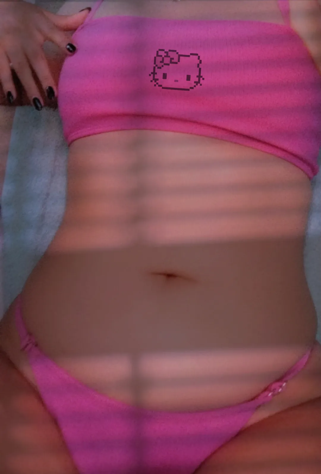 Look at my hello kitty undies!!