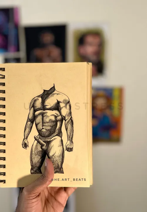 Male study by me