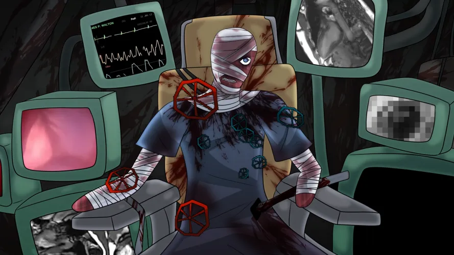 Missed y'all <3 I got on the Mouthwashing train while I was wrapped up in other stuff.  Redrew one of my favorite Curly moments!