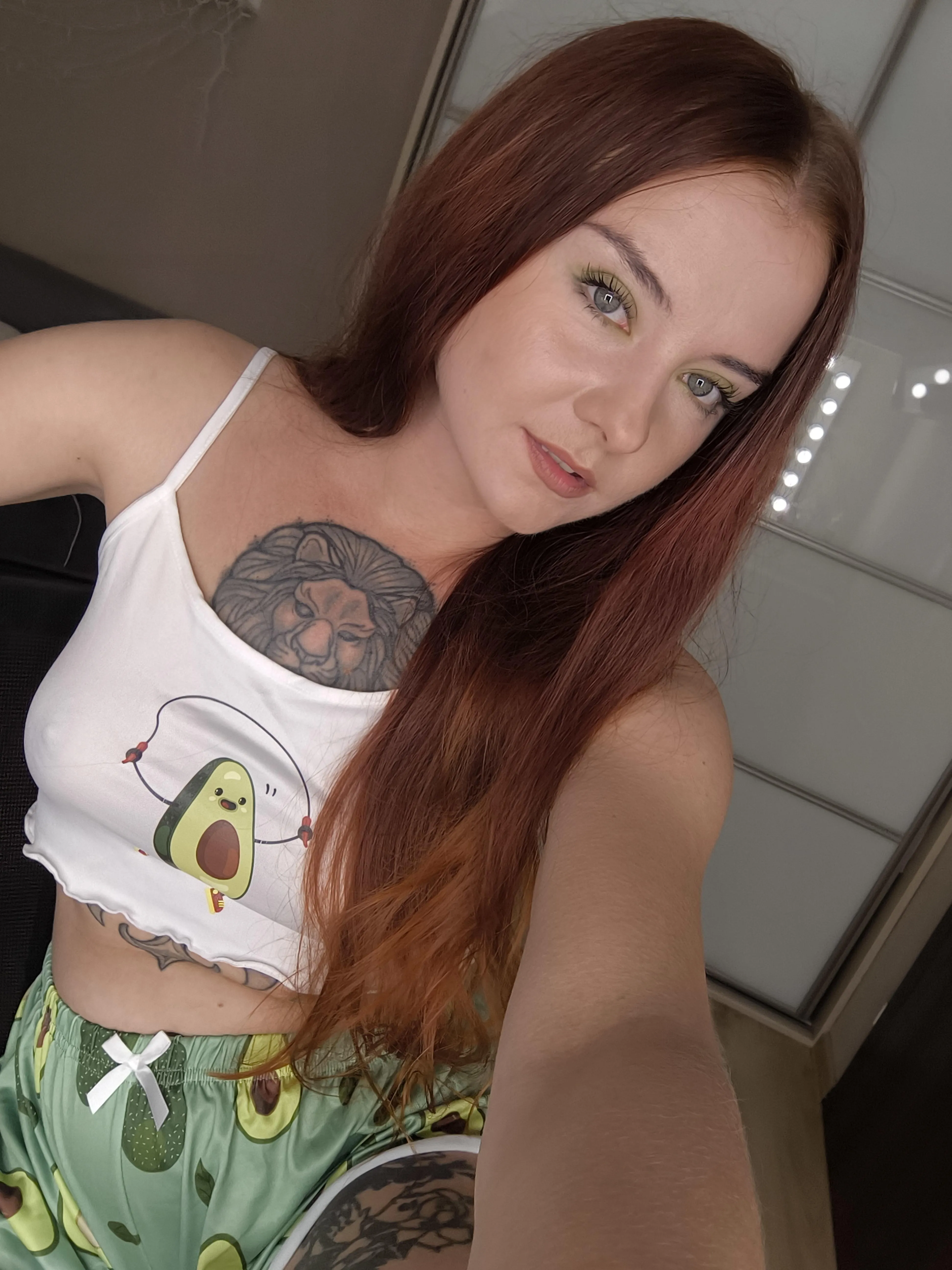 My nipples are playing peek-a-boo, and you’re losing your mind.